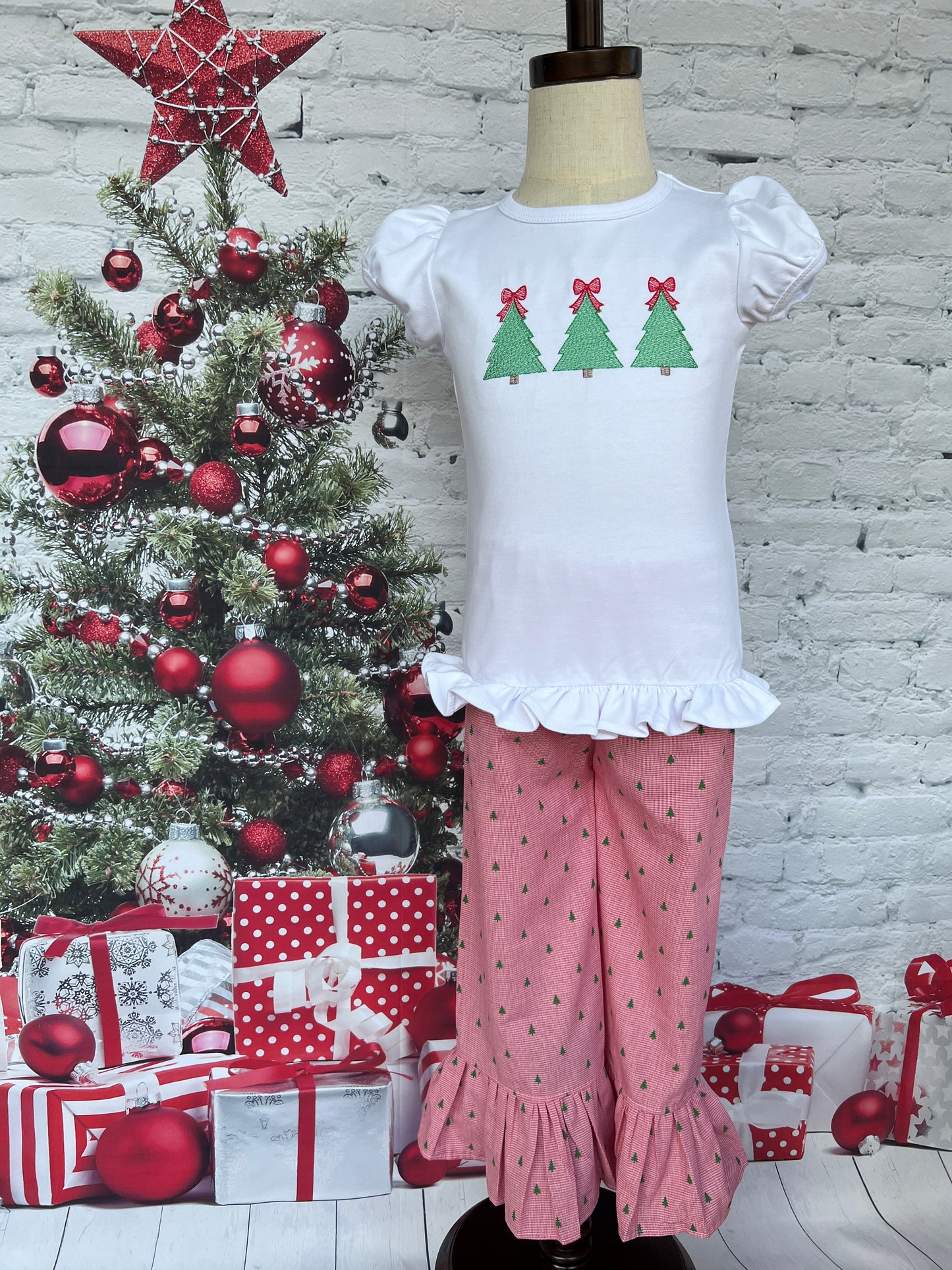 Christmas Tree Trio Pant Set